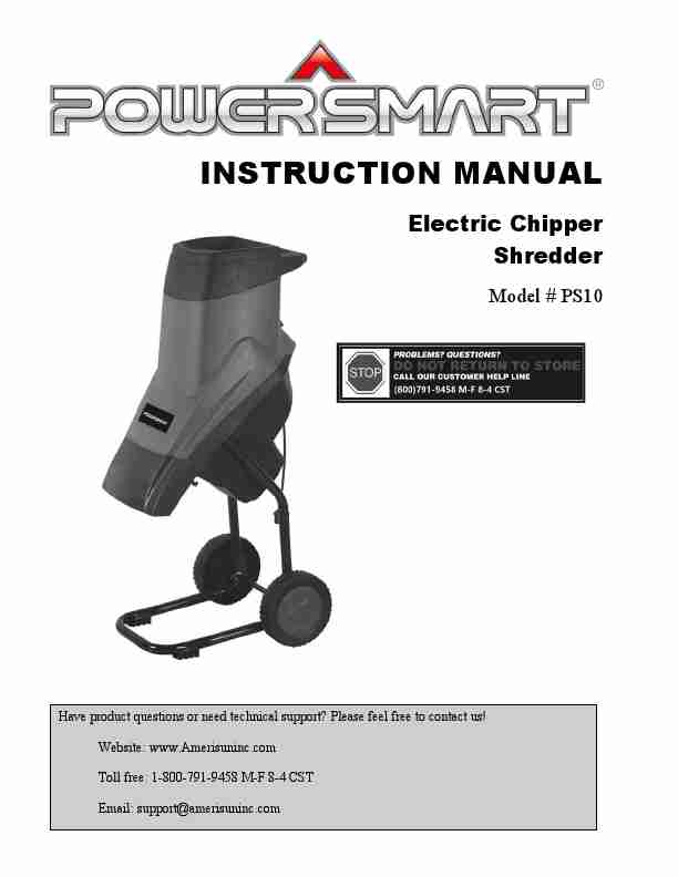 Portland Electric Chipper Shredder Manual-page_pdf